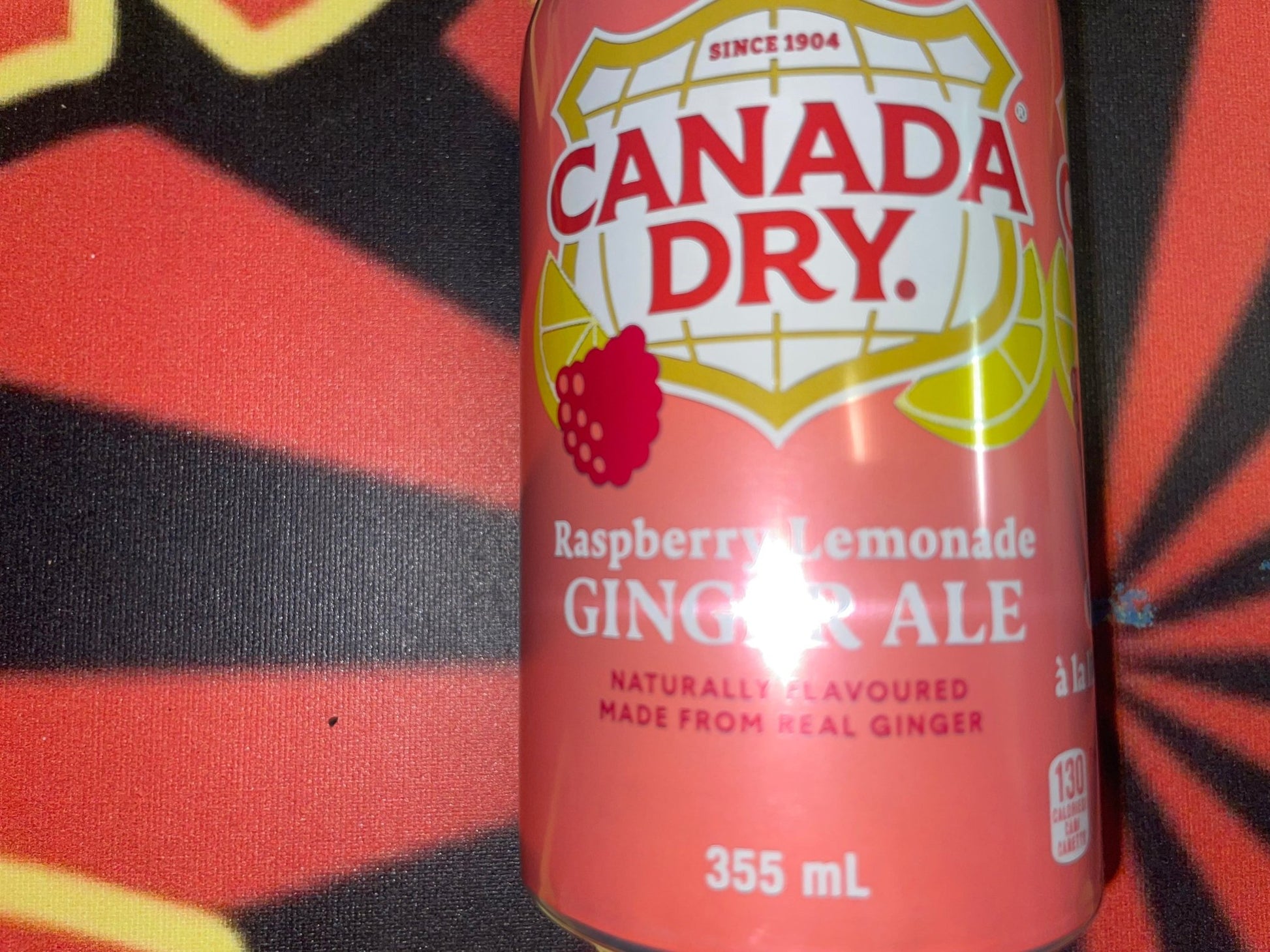 Canada Dry Raspberry Lemonade Ginger Ale Soda Soft Drink (Canada) 12oz Can Sweet Drink - Exotic Spot 99