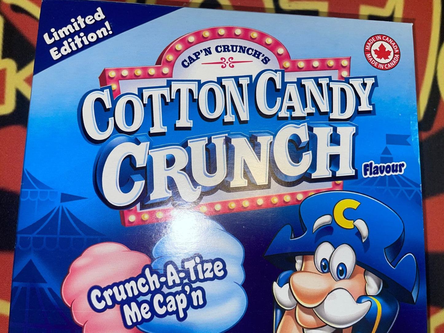 Captain Crunch Cotton Candy Crunch Cap’n Crunch Crunchatize me Cap’n Sweet Corn Crunchy Breakfast Cereal Limited Edition Flavour Sweetened 288g - Exotic Spot 99