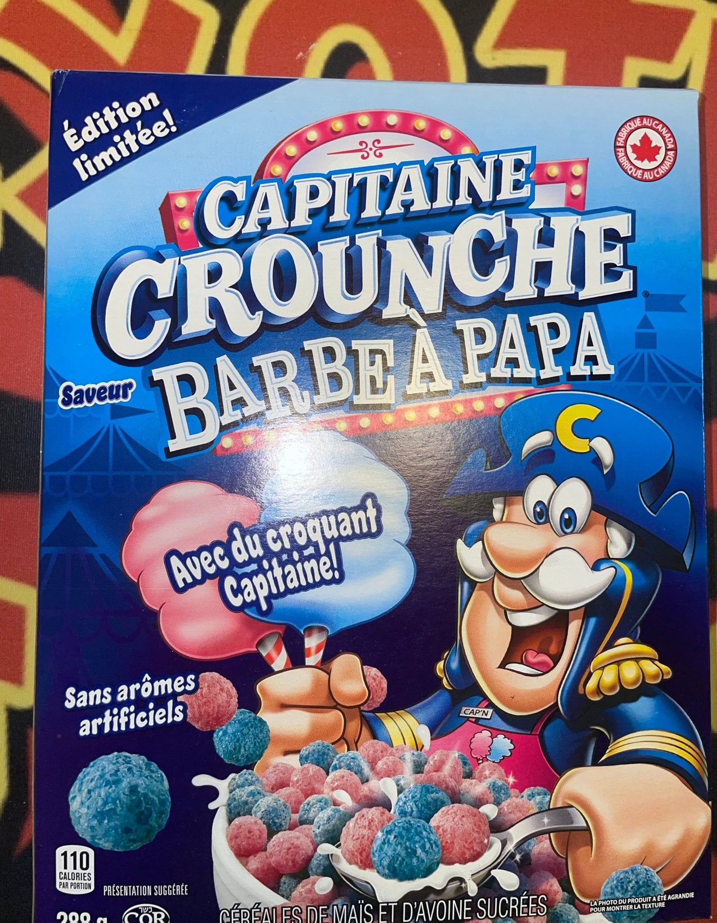 Captain Crunch Cotton Candy Crunch Cap’n Crunch Crunchatize me Cap’n Sweet Corn Crunchy Breakfast Cereal Limited Edition Flavour Sweetened 288g - Exotic Spot 99