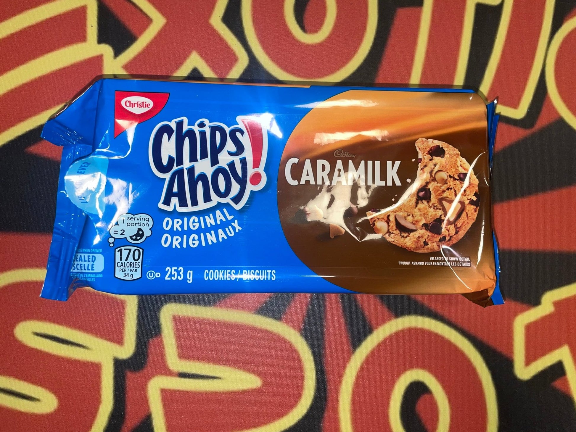 Chips Ahoy Cadbury Chocolate Chip Caramilk Flavored Cookies Snack Cookie Caramel Snacks Sweet 253g Christie - Exotic Spot 99