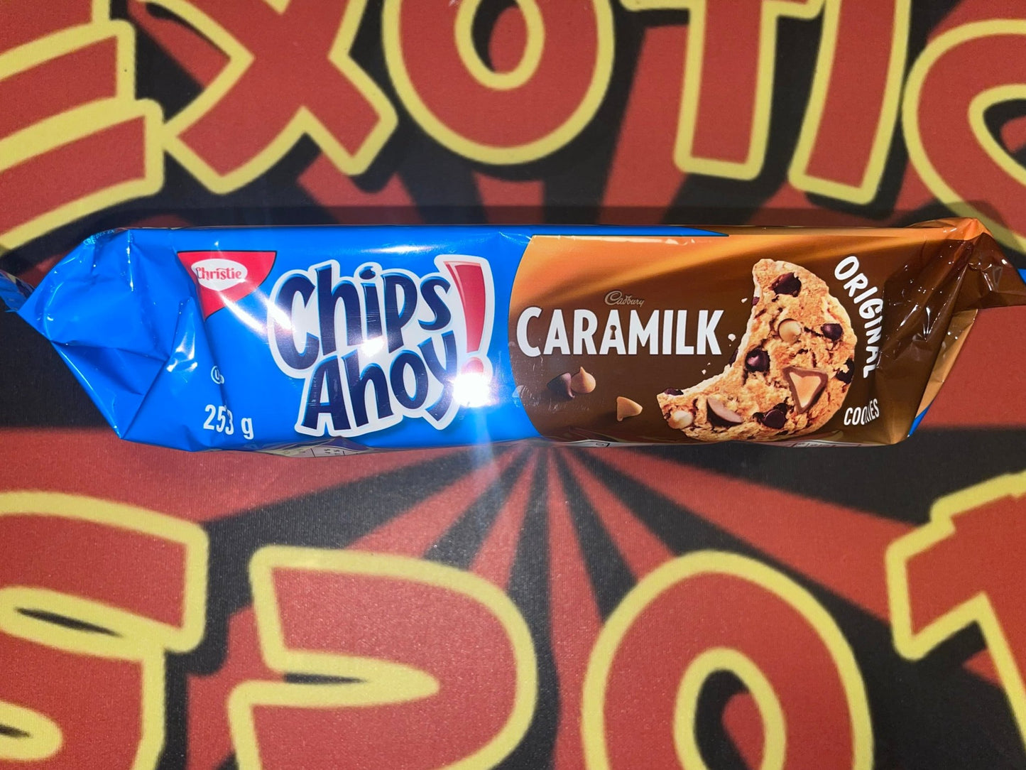 Chips Ahoy Cadbury Chocolate Chip Caramilk Flavored Cookies Snack Cookie Caramel Snacks Sweet 253g Christie - Exotic Spot 99