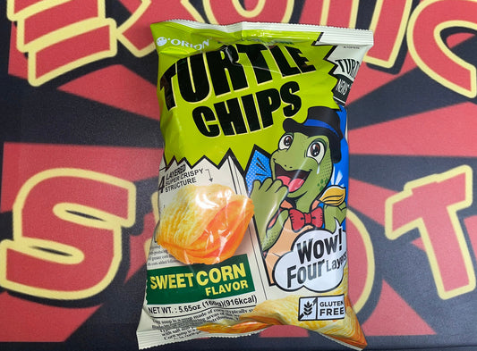 Turtle Chips Sweet Corn Flavor Four Layers