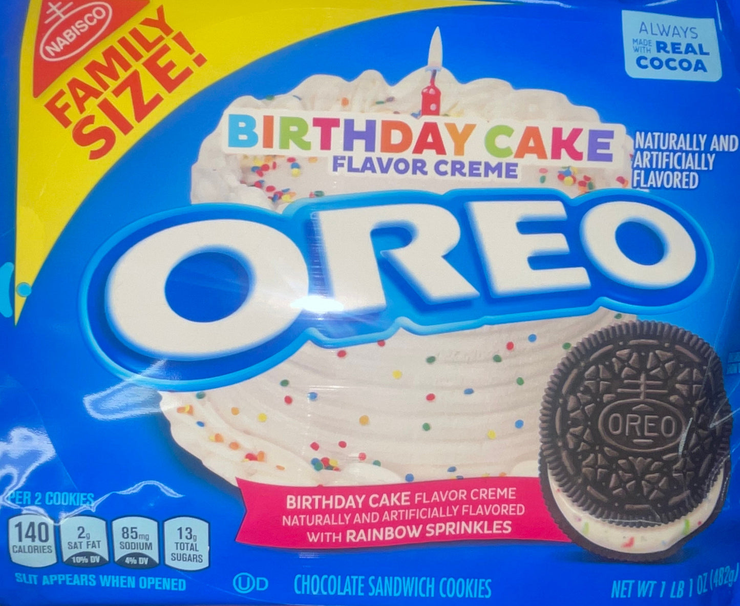 Oreo Birthday Cake Flavor