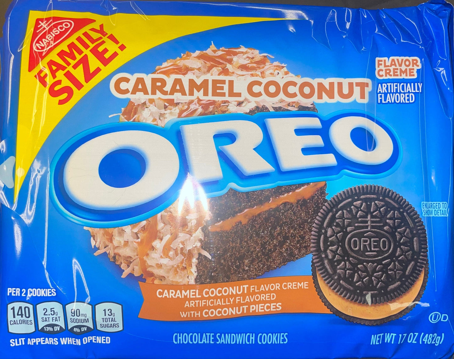 Oreo Caramel Coconut Flavor