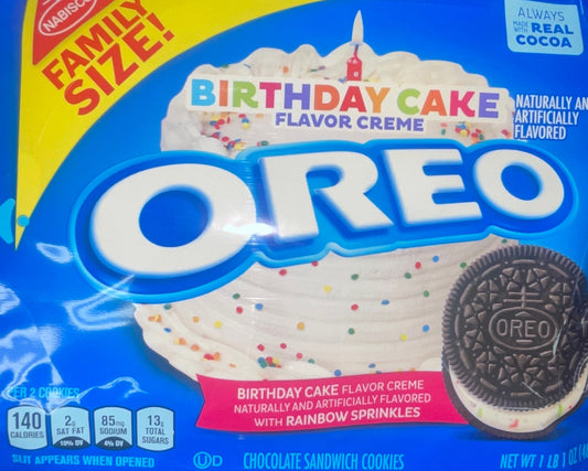 Oreo Birthday Cake Flavor