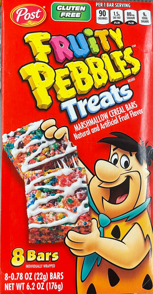 Fruity Pebbles Treats Marshmallow Cereal Bars