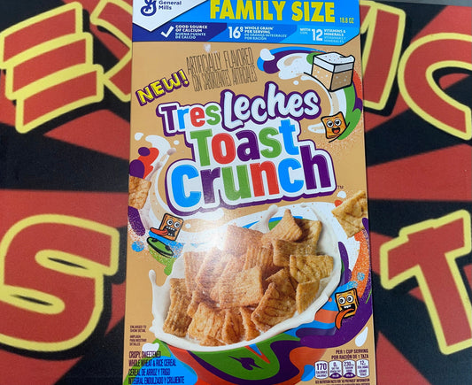 Tres Leches Toast Crunch Limited Edition Cereal Cinnamon